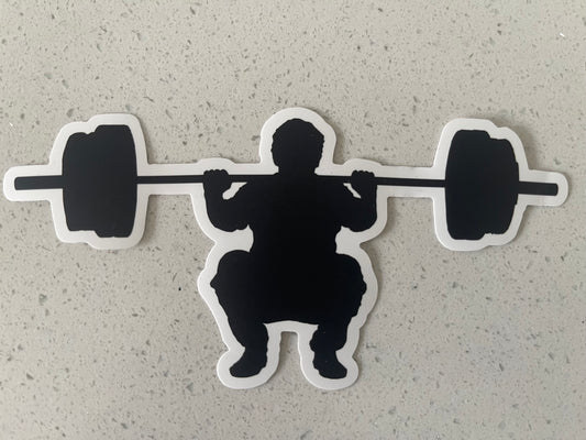 Squat Everyday Logo Sticker